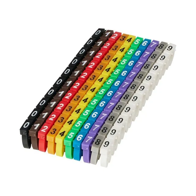 Microconnect Sats med kabelmarkeringsklämmor - n