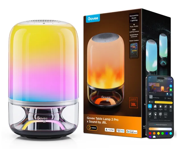Portable Table Lamp 2 Pro Sound by JBL