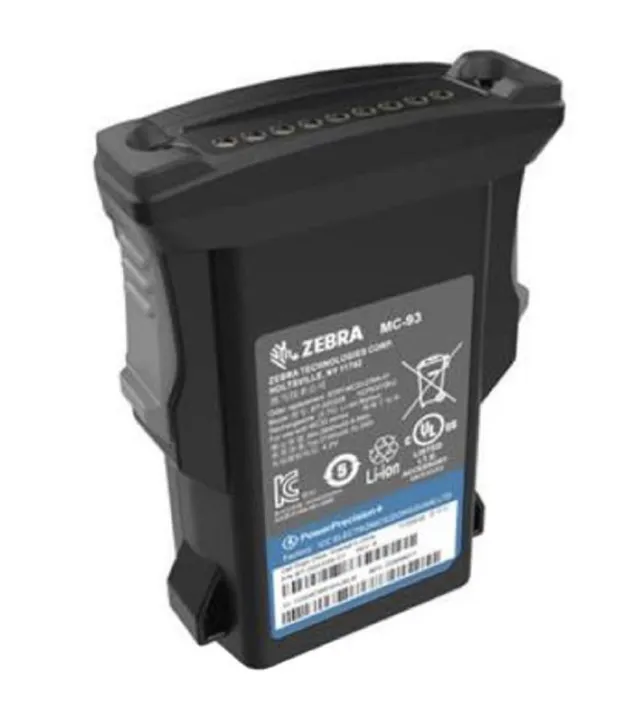 Zebra - Batteri för handdator (standard) - med PowerPrecision Plus och BLE Beacon - 7000 mAh - för Zebra MC9400 9000 Series MC9400 MC9000 Series MC9400