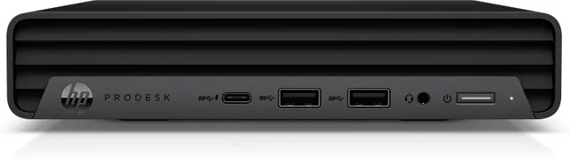 HP ProDesk 405 G6 - Mini-desktop Ryzen 5 Pro 3400GE / upp till 4 GHz - RAM 8 GB - SSD 256 GB - NVMe - Radeon Vega 11 - Gigabit Ethernet, IEEE 802.11ax