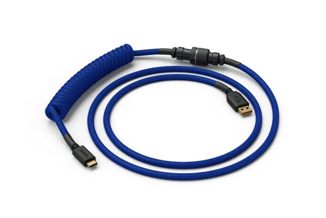 Coil Cable - Cobalt Blue