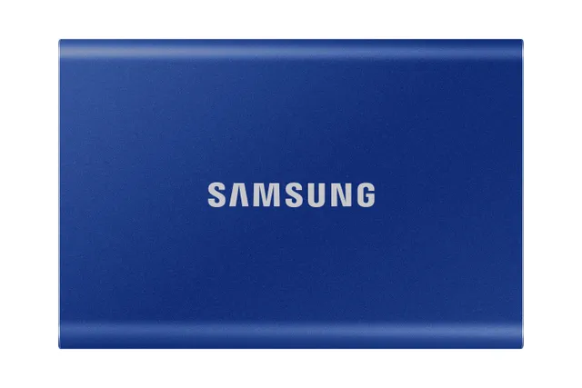 Portable SSD T7 - 1TB - Blå - Extern SSD - USB 3.2 Gen 2