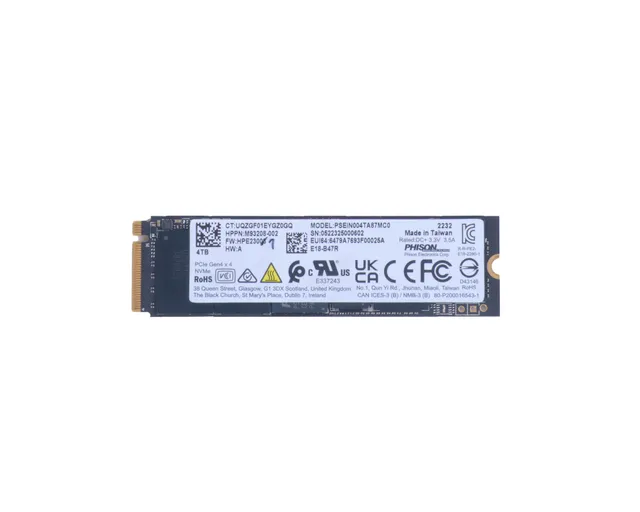 HP - SSD - 4 TB - inbyggd - M.2 2280 - PCIe 4.0 x4