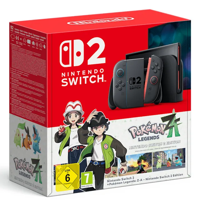 Switch 2 - Spelkonsol till handdator - 4K - HDR - Pokémon Legends: Z-A