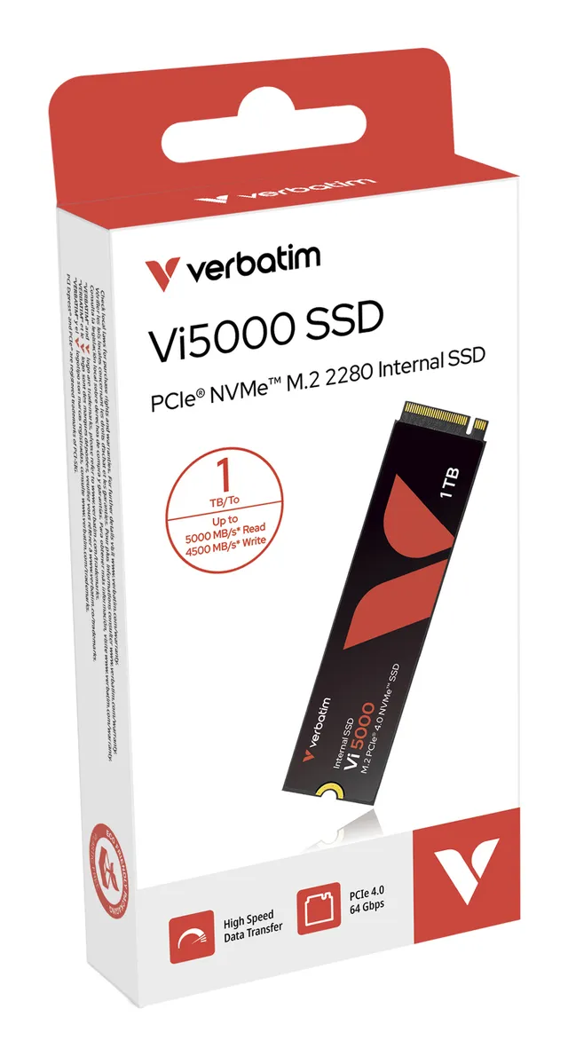 Vi5000 1 Tt M.2 PCIe 4.0 NVMe -SSD-levy