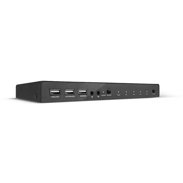 4-Port HDMI 4K60 USB 2.0 & Audio KVM Switch