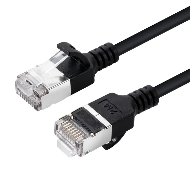 Cat6a U/FTP RJ45 1.5m -verkkokaapeli, musta