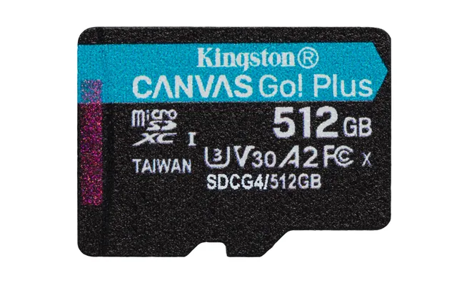 Canvas Go! Plus - Flash-minneskort - 512 GB - A2 / Video Class V30 / UHS-I U3 / Class10 - mikroSDXC UHS-I