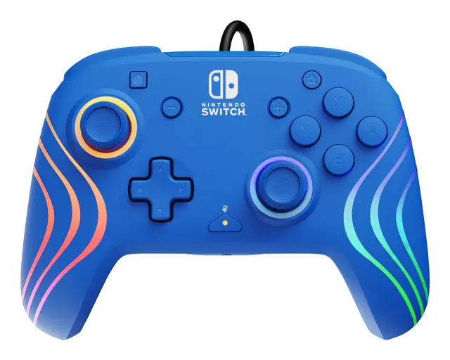 Afterglow Wave - Blue - Wired - Wired Controller - Nintendo Switch