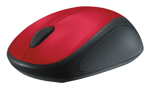 Wireless Mouse M235 - Mouse - Optic - 3 knappar - Röd