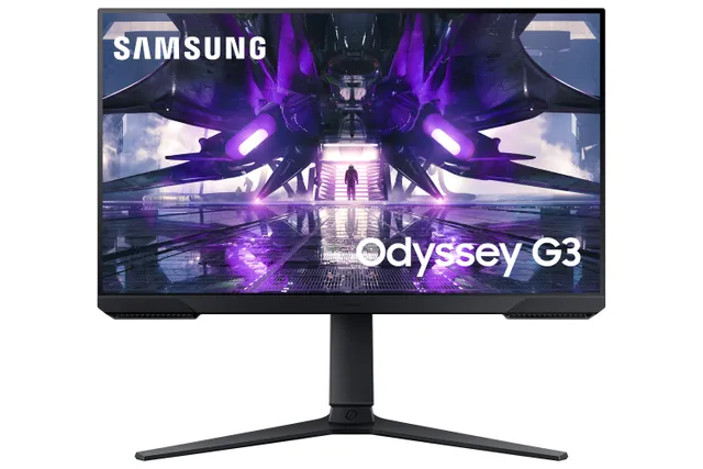 24" Samsung Odyssey G3 S24AG320NU, VA 1920x1080, 1 ms, 165Hz FreeSync Premium, höjdjusterbar, pivot, HDMI/DP