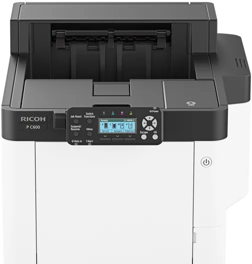 P C600 - Skrivare - färg - Duplex - laser - A4/Legal - 1200 x 1200 dpi - upp till 40 sidor/minut (mono)/ upp till 40 sidor/minut (färg) - kapacitet: 600 ark - USB 2.0, Gigabit LAN, USB 2.0-värd