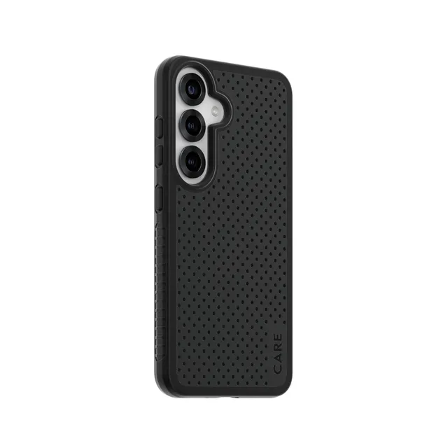 CARE by PanzerGlass Heat Beat - Baksidesskydd för mobiltelefon - 100 % återvunnet polykarbonat, 100 % återvunnet termoplastpolyuretan (TPU) - för Samsung Galaxy S25