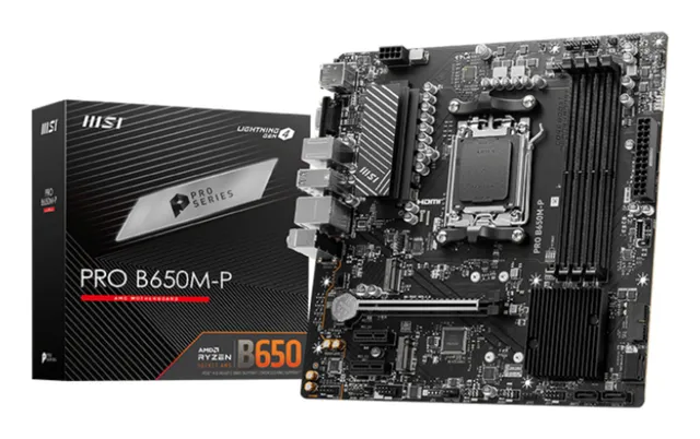 PRO B650M-P Moderkort - AMD B650 - AMD AM5 - DDR5 RAM - Micro-ATX