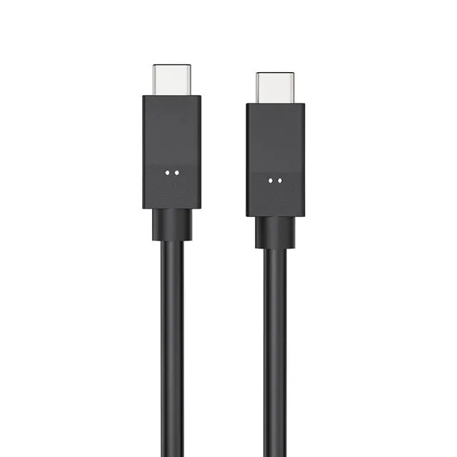USB-C 3.1 -kaapeli, 100 W, 1,5 m, musta