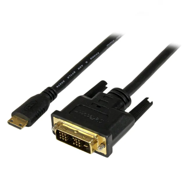 StarTech.com 2m Mini HDMI to DVI-D Cable - M/M - 2 meter Mini HDMI to DVI Cable - 19 pin HDMI (C) Male to DVI-D Male - 1920x1200 Video (HDCDVIMM2M) -