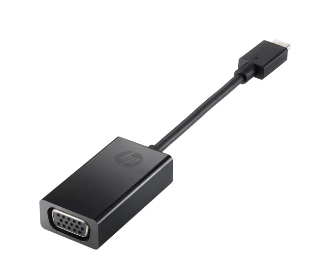 - Extern videoadapter - USB-C - D-Sub - svart