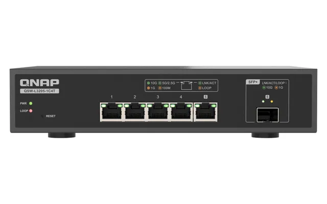 QSW-L3205-1C4T 4 ports 10Gbps 1 port 1