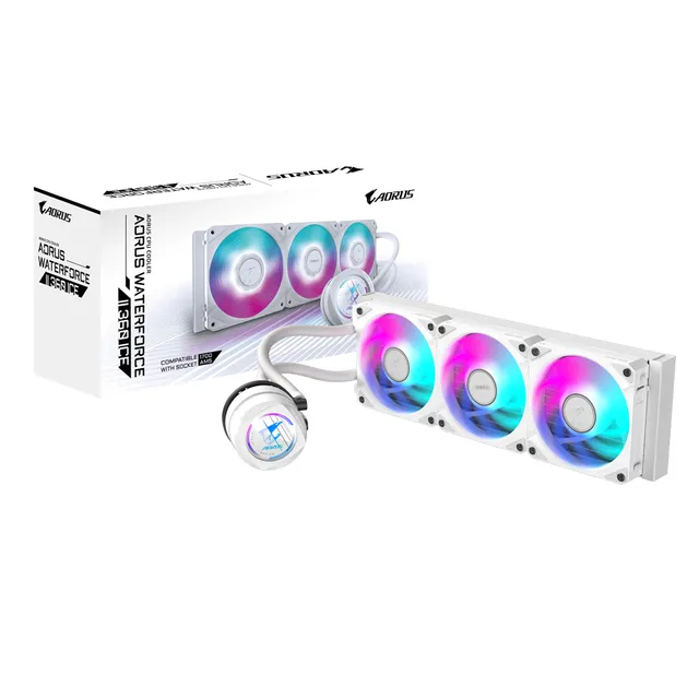 AORUS WaterForce II 360i, 3x120mm, ARGB display - Vit