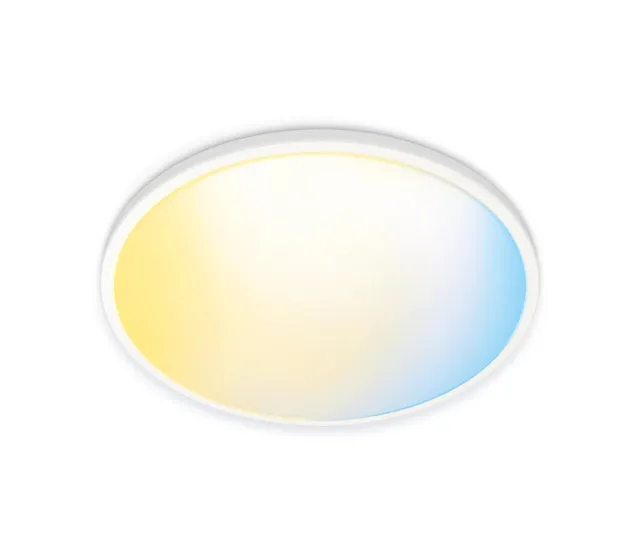 SuperSlim Smart Taklampa Vit, 16W, Tunable White kall-till-varmvitt ljus och dimbar