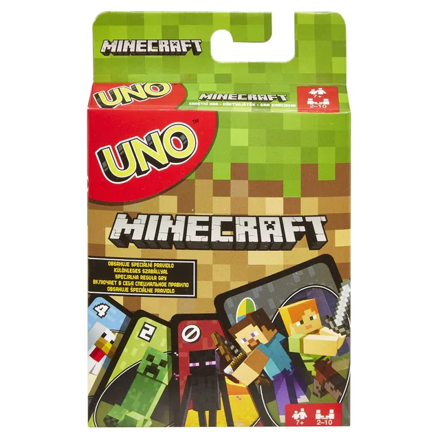 Games UNO Minecraft, Kortspel, Familj, 7 År