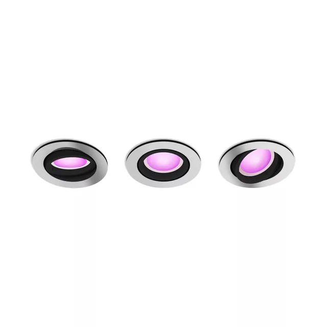 Hue Centura Infälld Spotlight Rund - Aluminium - 3-Pack