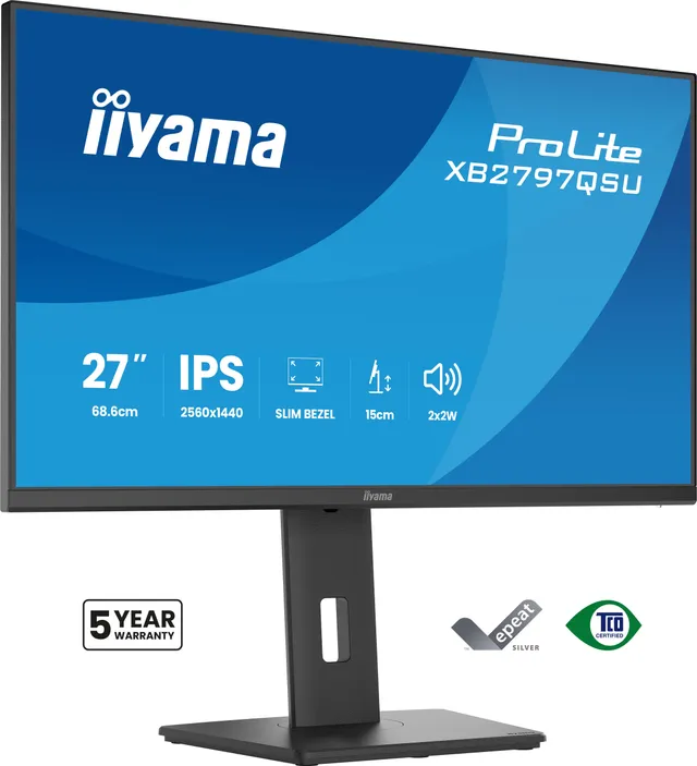 ProLite XB2797QSU-B1 - LED-skärm - QHD - 27