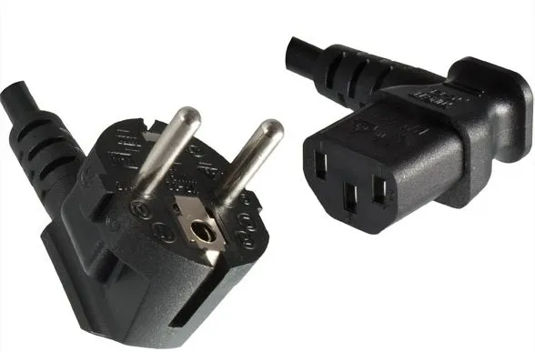 Power Cord CEE 7/7 - C13 - Vinklad Vänster - 1,8m