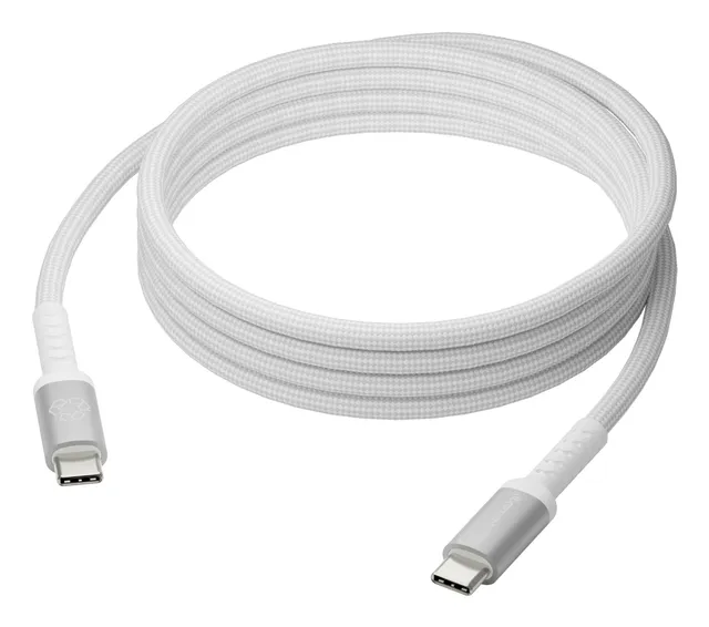Re-Charge It USB-C kabel 2m (vit)