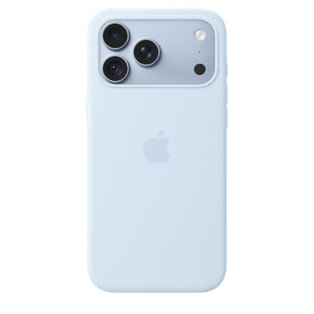 iPhone 18 Pro Max Silicone Case with MagSafe - Crisp Blue