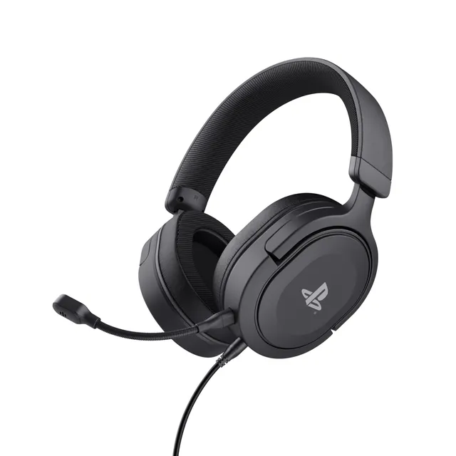 Trust GXT 498 FORTA - Headset - fullstorlek - kabelansluten - 3,5 mm kontakt - svart