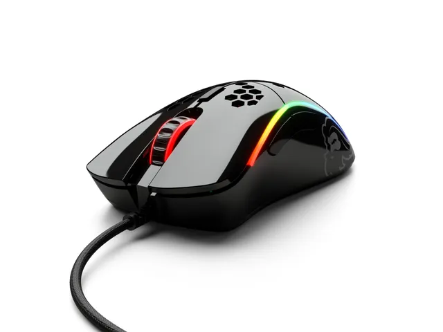 Model D- Gamingmus Glossy Svart