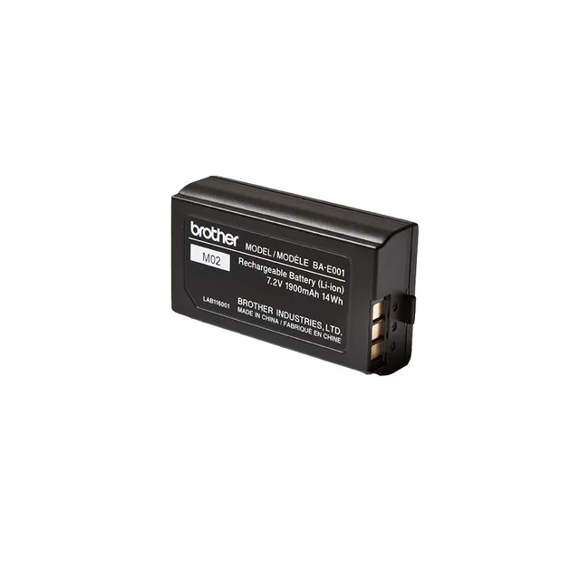 BA-E001 - Batteri för skrivare - litiumjon - för Brother PT-P750 P-Touch PT-750, PT-E500, PT-E550, PT-H500, PT-H75