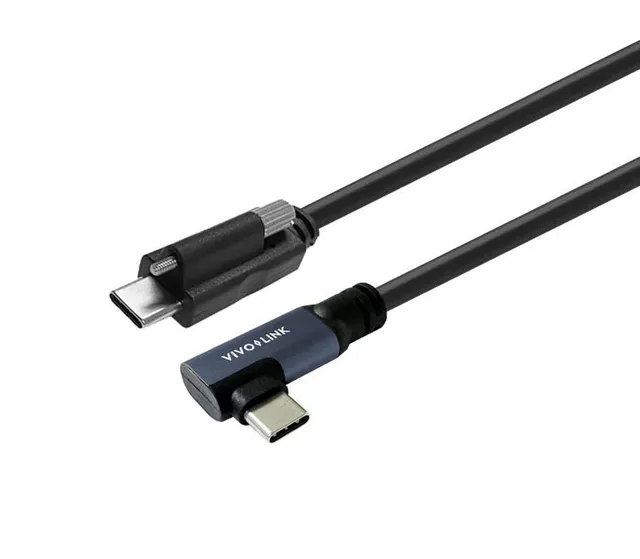 - USB-kabel - 24 pin USB-C (hane) vinklad