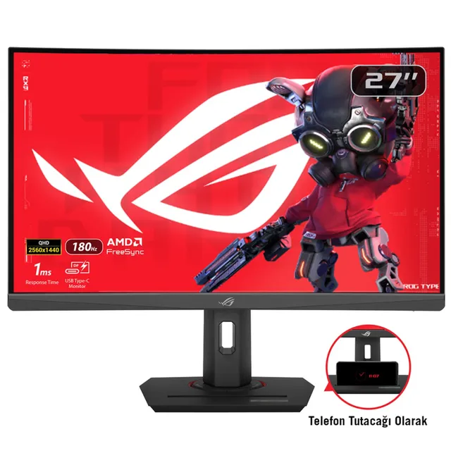 27" ASUS ROG Strix XG27WCS - 2560x1440 (QHD) - 180Hz - VA