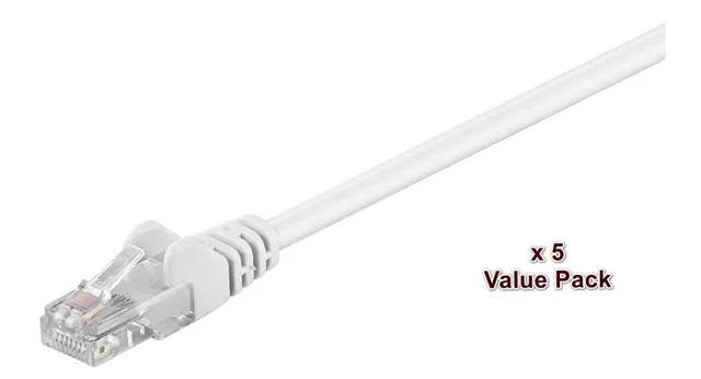 Value Pack - Nätverkskabel - RJ-45 (h