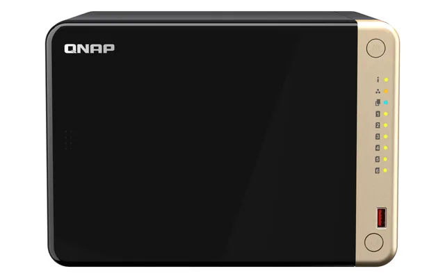 TS-664 - NAS-server - 6 fack - SATA 6Gb/s - RAID 0, 1, 5, 6, 10, 50, JBOD - RAM 8 GB - 2.5 Gigabit Ethernet - iSCSI support