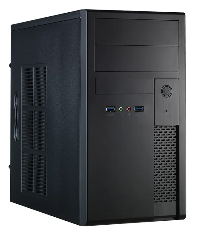 Mesh Series XT-01B - Tower - micro ATX - ingen strömförsörjning (ATX12V 2.3/ PS/2) - svart - USB/ljud