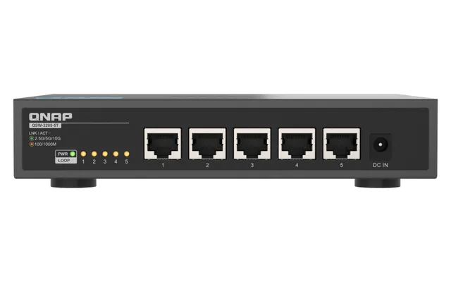 QSW-3205-5T - Switch - ohanterad - 5 x 100/1000/2.5G/5G/10GBase-T - skrivbordsmodell