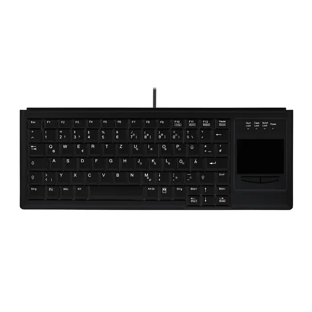 Active Key IndustrialKey AK-4400-G - keyboard - German - black - Tangentbord - Tysk - Svart