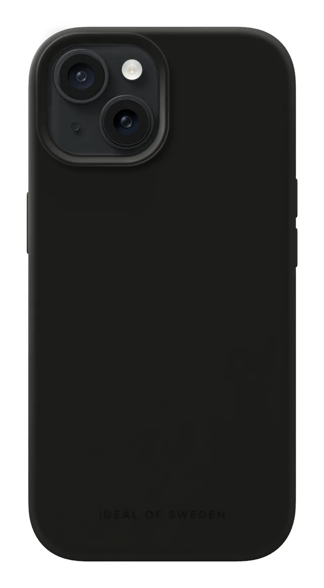 Silicone MagSafe Case för iPhone 13, 14, 15, 16e och 17e Black