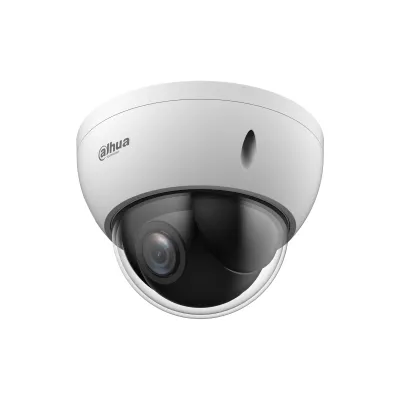 WizSense Series SD22404DB-GNY - Nätverksövervakningskamera - PLZ - kupol - blixtsäker - färg (Dag&Natt) - 4 MP - 2560 x 1440 - 1080p, 720p - fast iris - motoriserad - Ethernet 10Base-T/100Base-T - H.264H, H.264B, H.265+, H.264, H.265, MJPEG, H.264+ - DC 12 V/PoE