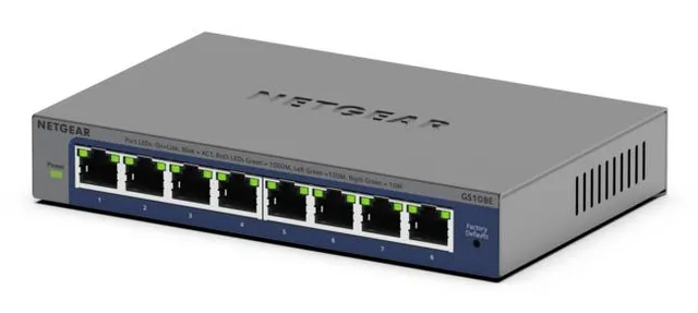 Plus GS108Ev4 - Switch - ohanterad - skriv