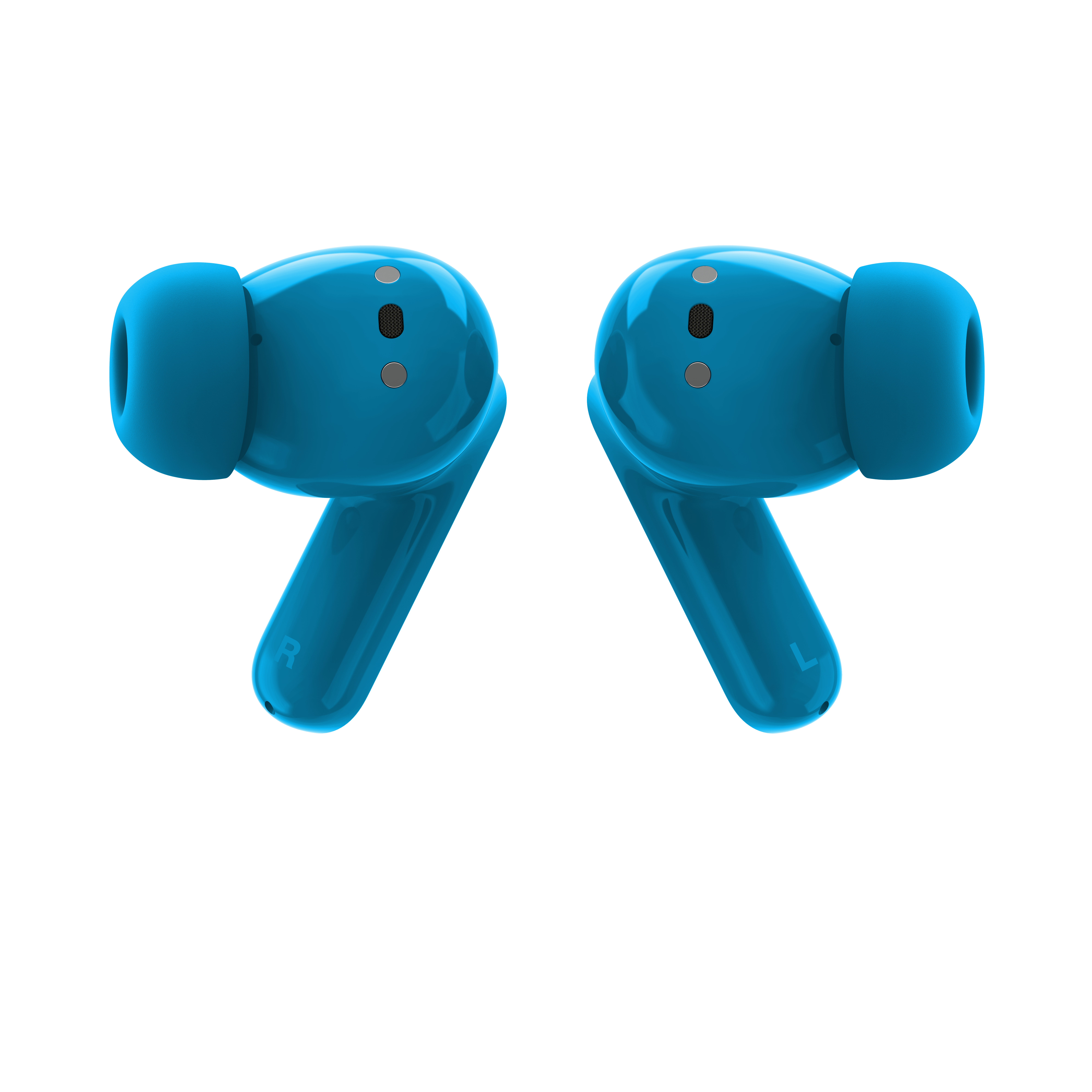 moto buds bass - True wireless-hörlurar med mikrofon - inuti örat - Bluetooth - aktiv brusradering - pantone blå juvel
