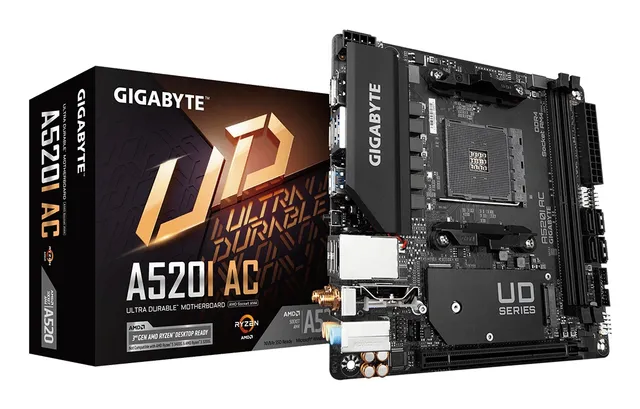 A520I AC Moderkort - AMD A520 - AMD AM4 - DDR4 RAM - Mini-ITX