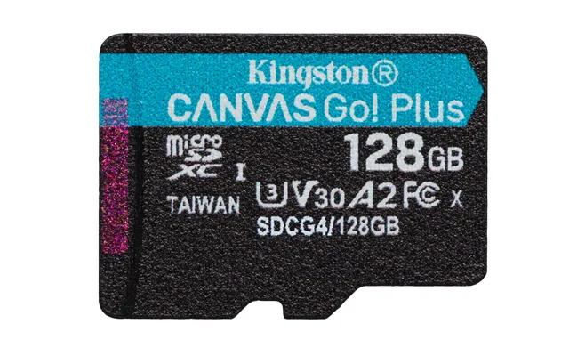 Canvas Go! Plus - Flash-minneskort - 128 GB - A2 / Video Class V30 / UHS-I U3 / Class10 - mikroSDXC UHS-I
