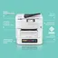 WorkForce Pro EM-C8100RDWF, A3 skrivare + scanner + kopiator + fax, 25/24 ppm ISO, 1200x2400 dpi scanner, duplex, AirPrint, USB/LAN/WiFi