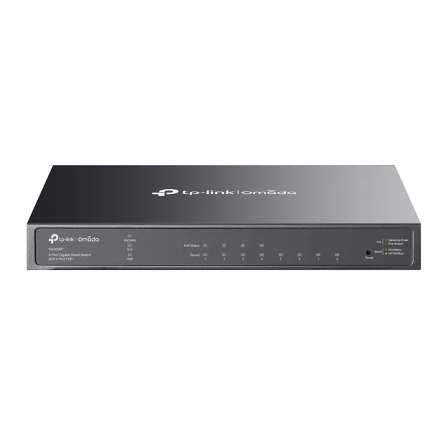 TL-SG2008P JetStream 8-Port Gigabit Smart Switch with 4-Port PoE+ (62W)