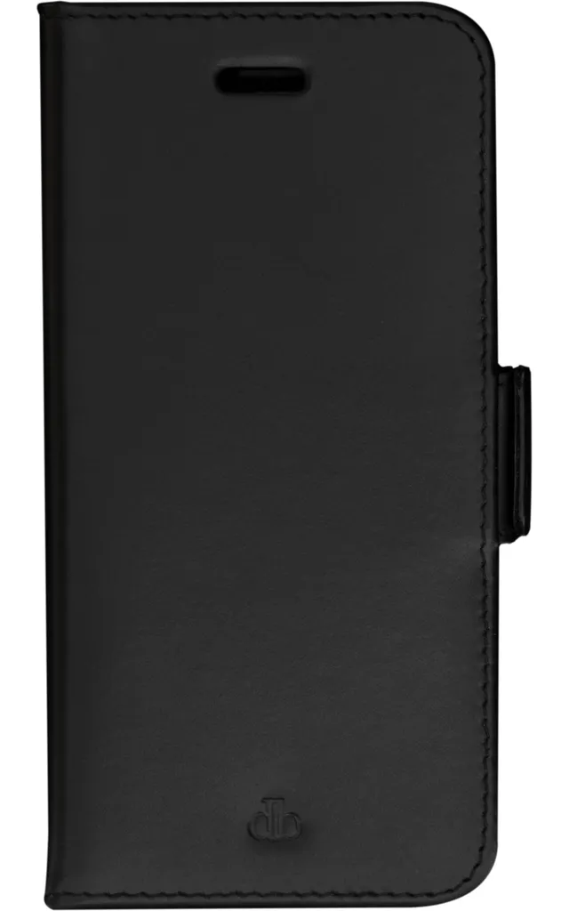 dbramante1928 Copenhagen Slim - Vikbart fodral för mobiltelefon - borstat läder - svart - för Apple iPhone 14 Plus