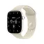 Watch Series 12 GPS + Cellular 42 mm pärlvit keramik, sand Sportband - M/L